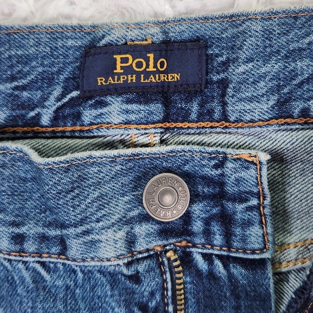 Polo Ralph Lauren Sullivan Slim Patchwork Men's Jeans 36x26 - Picture 6 of 16